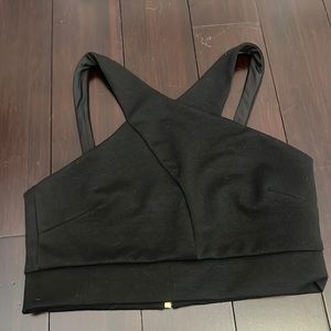 Marciano black crop top xs